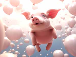 pigs, flying pigs, when pigs fly